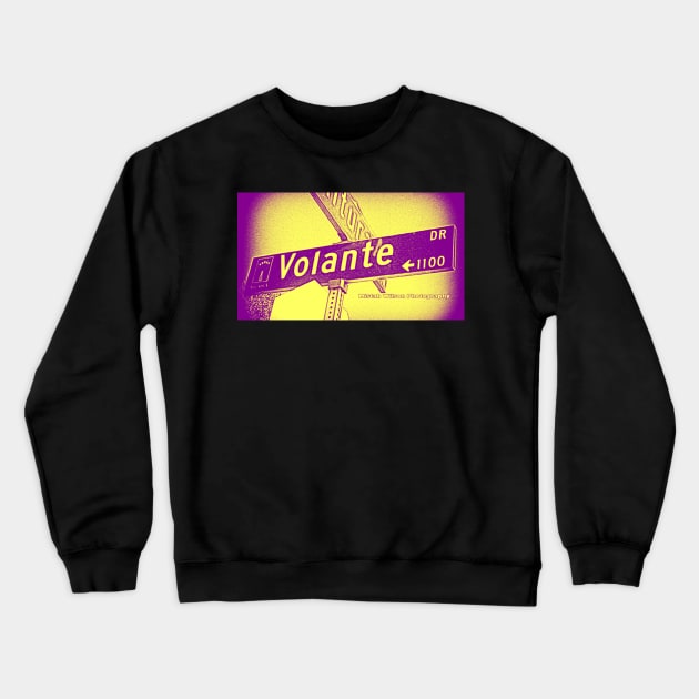 Volante Drive, Arcadia, California ICE CREAM by Mistah Wilson Crewneck Sweatshirt by MistahWilson